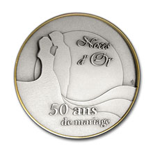 Miniature Médaille Noces d’Or