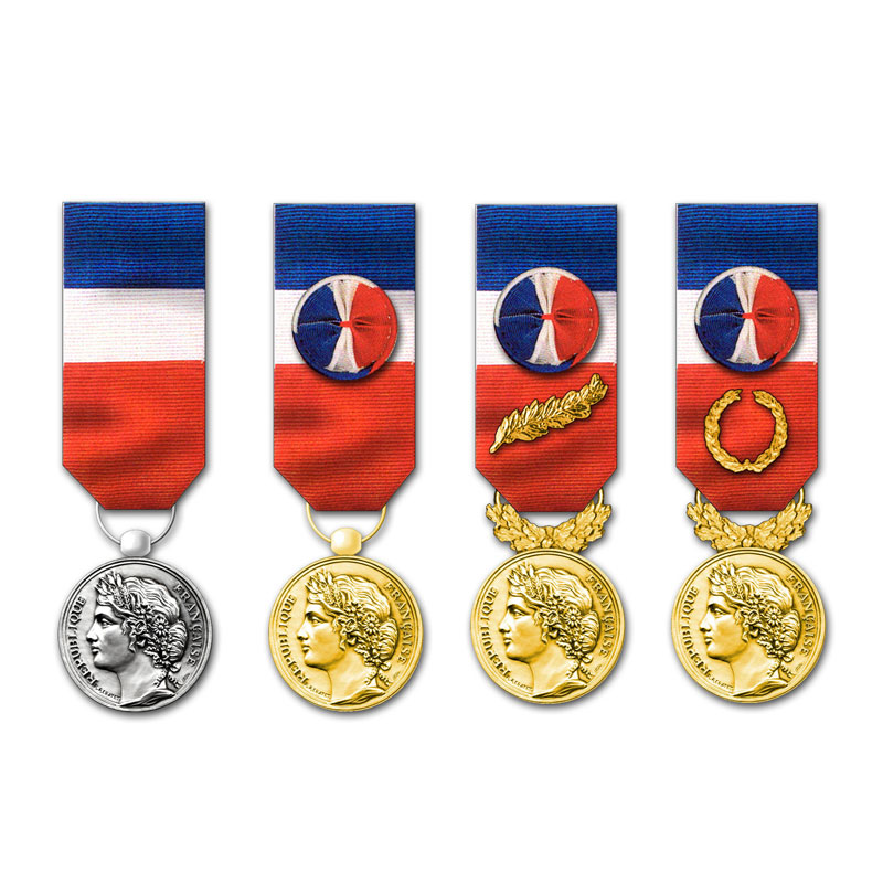 Récompense, médaille du travail personnalisée Bijoutier