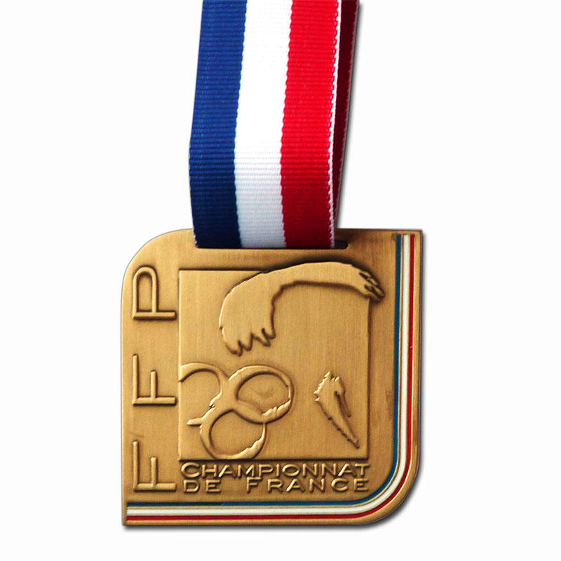 Médaille sportive personnalisée  FIA : fabrication médailles et
